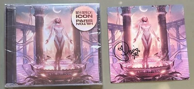 Paris Hilton Infinite Icon 2024 CD With Signed Art Card Foto 1 de 3