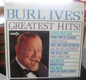 BURL IVES BURL IVES' GREATEST HITS! DECCA RECORDS VINYL LP STEREO DL 74850 - Picture 1 of 2