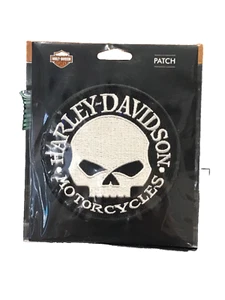 HARLEY DAVIDSON PATCH CLOTH MOTORCYCLES WILLIE G LOGO 4” CLOTH PATCH EMBLEM - Picture 1 of 3