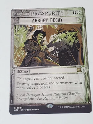 Abrupt Decay Outlaws of Thunder Junction: Breaking News Regular = - Image 1 of 2