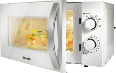 Hanseatic 700W Mikrowelle - 20L, Weiß (678906) - Bild 1 von 2