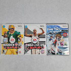 Madden Nfl 09 And Nba Live 09 (All-Play)S, We Ski (For Wii)