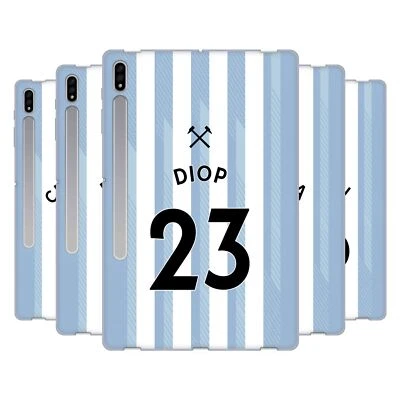 WEST HAM UNITED FC 2021/22 PLAYERS AWAY KIT SOFT GEL CASE FOR SAMSUNG TABLETS 1 - Image 1 of 4