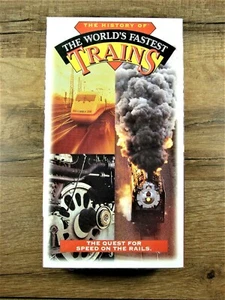 Sealed 1996 The History Of The Worlds Fastest Trains VHS Goldhill Video Unopened - Imagen 1 de 7
