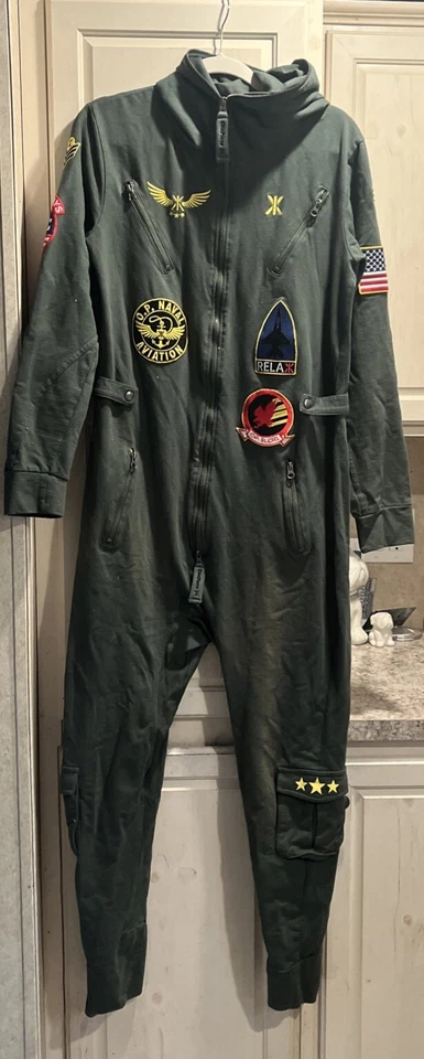 Mono de una pieza de aviación manga larga siente necesidad de dormir grande Foto 1 de 4