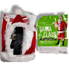 Santa Suit Adult One Size Suit Hat Beard Belt Boot Covers 6 Pcs Christmas Claus