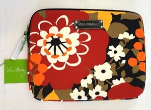 Vera Bradley Bittersweet Neoprene Tablet eReader Sleeve 10x8 Padded Zipper N26 - Picture 1 of 10