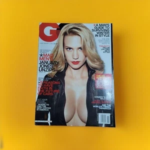 GQ Magazine November 2009 Issue  : Mad Men’s  January Jones  Unzips : Taylor  La - Imagen 1 de 3