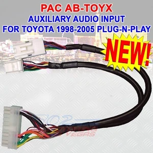 ARNÉS PAC AB-TOYX PARA 1998-2005 TOYOTA IPAC-OEM Y CAJA AUXILIAR NUEVO EN PAQUETE PLUG-N-PLAY - Imagen 1 de 2