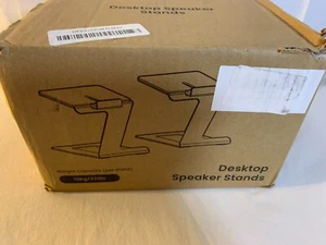 PUTORSEN Desktop Speaker Stands 2 Pair Riser for Most Small & Medium Speakers - Picture 1 of 16