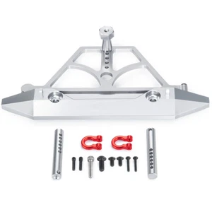 FLYXM Metal Rear Bumper w/Spare Tire Rack For RC 1:10 Axial SCX10 Crawler Car - Picture 1 of 16