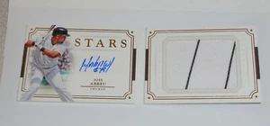 Parche 20/25 folleto Jose Abreu 2017 National Treasures Stars - Imagen 1 de 8