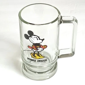 Vintage Minnie Mouse Walt Disney Productions Glas Becher Krug 5,5" - Bild 1 von 7