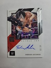 2022 Panini Impeccable WWE FABIAN AICHNER Auto Holo Silver Parallel, #/99