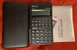 Vintage Hewlett Packard HP-20S wissenschaftlicher Taschenrechner mit Handbuch, Etui - Bild 1 von 4