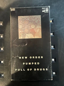 Vintage New Order - Pumped Full of Drugs - VHS  RARE! - Picture 1 of 2