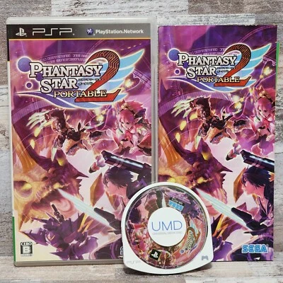 Phantasy Star Portable 2 PlayStation PSP Japan Import US Seller Tested CIB  - Image 1 of 4