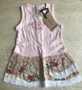 ROBE "IKKS" ROSE & BEIGE - TAILLE : 12 MOIS - Bild 1 von 2