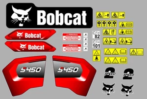 Bobcat S450 Aufkleber Sticker Komplettset - Bild 1 von 1
