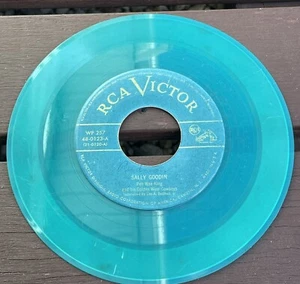 Vintage RCA Victor Record SALLY GOODIN/ARKANSAS TRAVELER Blue - Imagen 1 de 5