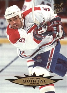 1995-96 Ultra Canadiens Hockey Card #257 Stephane Quintal