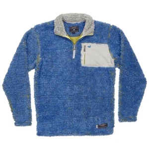 Southern Marsh Youth Boys Piedmont Range Sherpa Pullover Blue Medium 8-10 - Picture 1 of 5