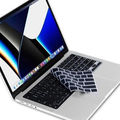 XSKN Russian Silicone Keyboard Cover for Macbook Pro Air 13 14 15 16 M1 M2 M3 M4 - Image 1 of 4