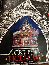 Creepy Hollow Candy, Costume, Barbershop Light-Up Halloween House W/box. NEW NEW