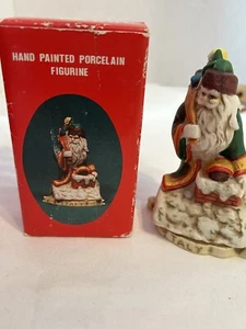 Weihnachtsmann der Nationen Italien bemalte Porzellan Weihnachtsfigur Rentner '91 - Bild 1 von 3