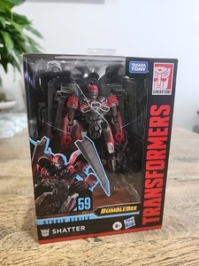 Transformers Toys Studio Series 59 Deluxe Class Bumblebee Movie Shatter  - Picture 1 of 7