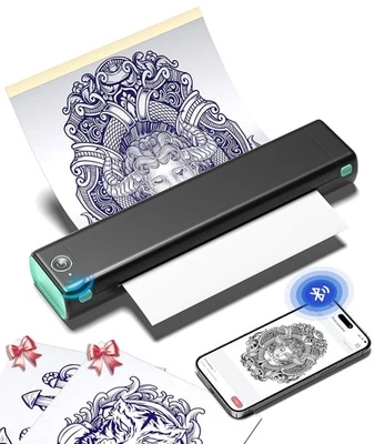 Phomemo M08F Tattoo Drucker Tattoo Stencil Drucker Transfer Maschine Android/iOS - Bild 1 von 4