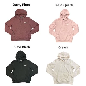 PUMA Women's Long Sleeve Fleece Lined Embroidered Logo Pullover Hoodie - Picture 1 of 8