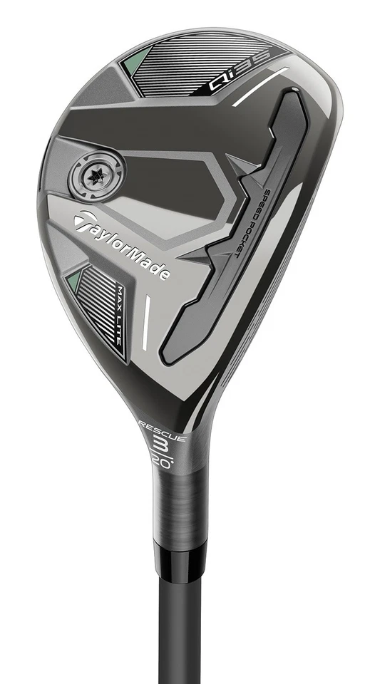 TaylorMade Qi35 MAX Lite Rescue 31* 6H Hybrid Senior Mitsubishi Vanquish 5 Valor - Imagem 1 de 4