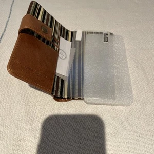 Alston Craig Mobile Phone Wallet Magnetic RFID iPhone XS Max Brown Leather - Picture 1 of 10