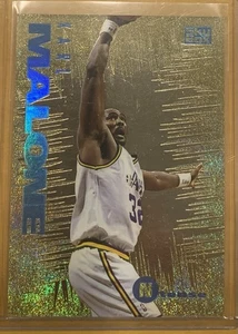 Karl Malone 1995 Skybox E-XL NTENSE card. Card#5 of 10. - Picture 1 of 2
