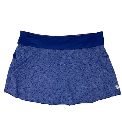 Falda corta KSwiss con pantalones cortos para mujer pequeña tenis golf azul y blanco Y2K Foto 1 de 4