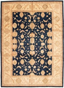 Traditional Hand Knotted Area Rug 10'1" x 13'9" Wool Carpet - Picture 1 of 9