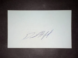 Tarjeta índice firmada 3x5 David Huff, INDIANS (debut 2009) (HS) - Imagen 1 de 1