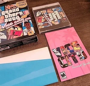 Grand Theft Auto: Vice City Big Box (PC, 2003) 2 dischi con manuale + mappa - Foto 1 di 1