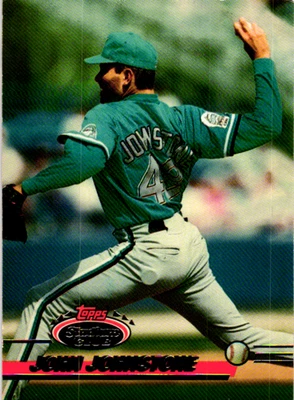 John Johnstone Florida Marlins 1993 Topps Stadium Club #734 - Image 1 of 2
