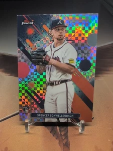 Spencer Schwellenbach RC X-fractor Common Refractor 2025 Topps Finest Atlanta - Picture 1 of 2