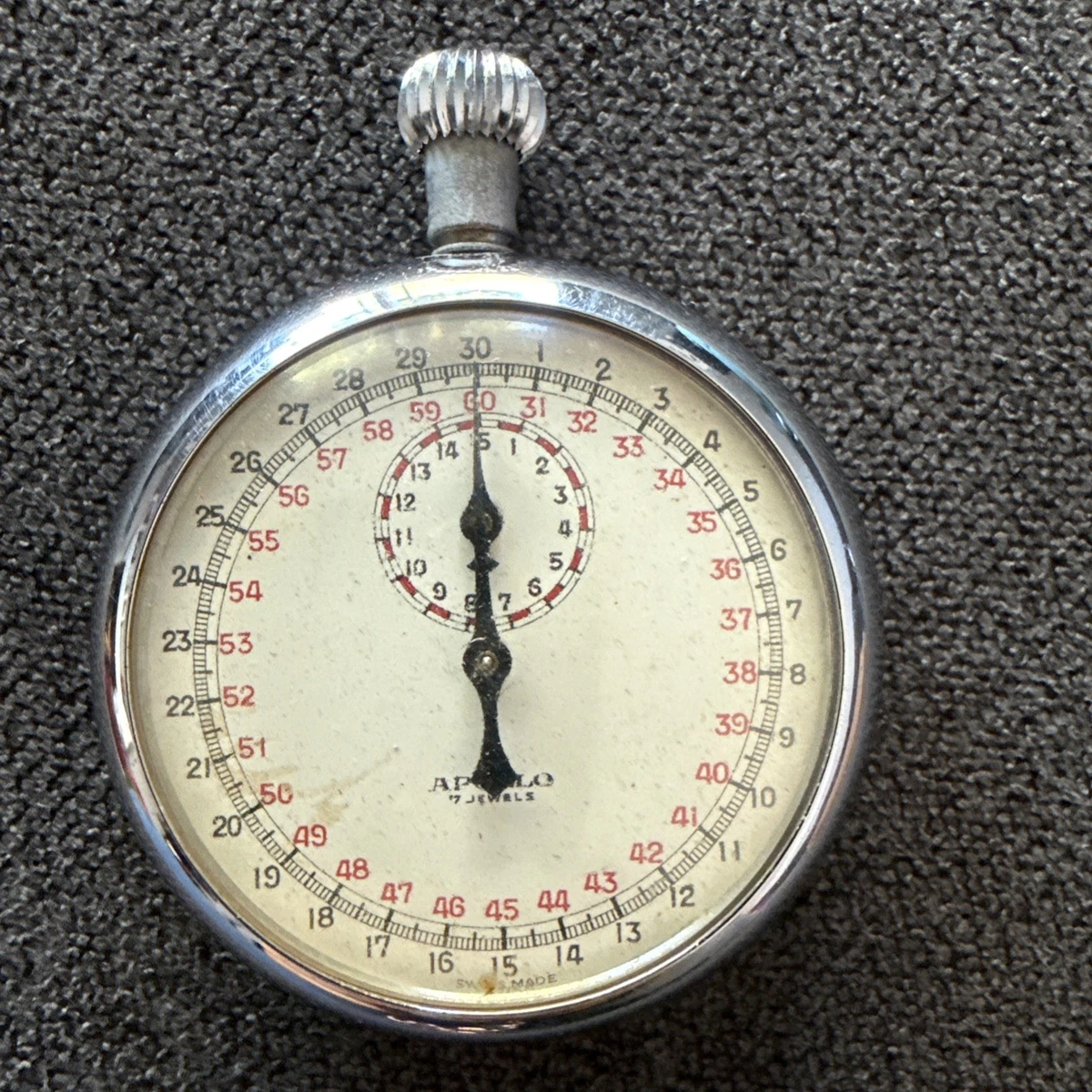 swiss made stop watch | eBay