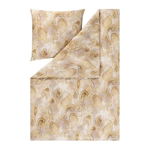 Estella Bettwäsche Ticiana altgold BIO Baumwolle 135x200 cm oder 155x220 cm - Bild 1 von 3