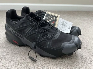 Salomon Speedcross GTX Gore-Tex Trail Running Shoes Black Men’s Size 12 [475690] - Picture 1 of 8