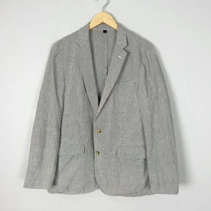 J.Crew Ludlow Striped Blazer Jacket Unstructured Cotton Linen Blend Size 38R Men - Picture 1 of 4