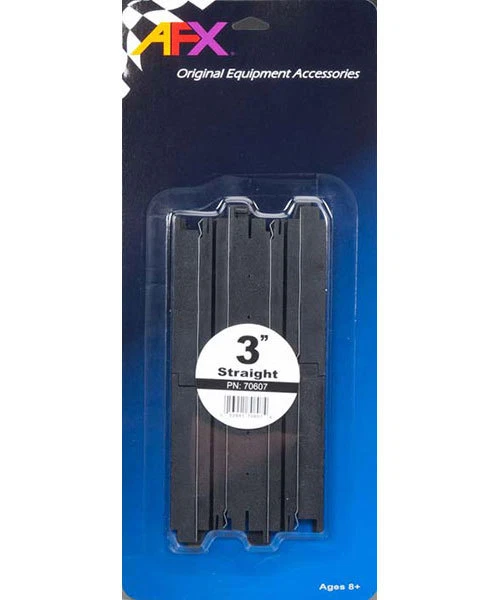 Secciones de pista de coche ranura HO AFX recto 3" (2) - 70607 Foto 1 de 1