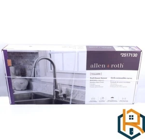 Allen Roth Tolland Stainless Steel Single Handle Pull-down Kitchen Faucet Soap - Picture 1 of 1