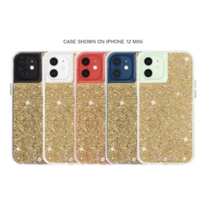 Case-Mate custodia telefono Apple iPhone 12 Mini 5.4 scintillante polvere di stelle oro glitter NUOVO - Foto 1 di 10