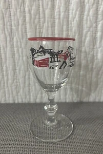 Ricambio bicchiere cocktail liquore stelo modello Libbey Currier & Ives vintage - Foto 1 di 8