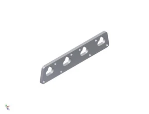 Inlet Manifold Flange Plate fits Nissan Micra K11 ALUMINIUM - Picture 1 of 4